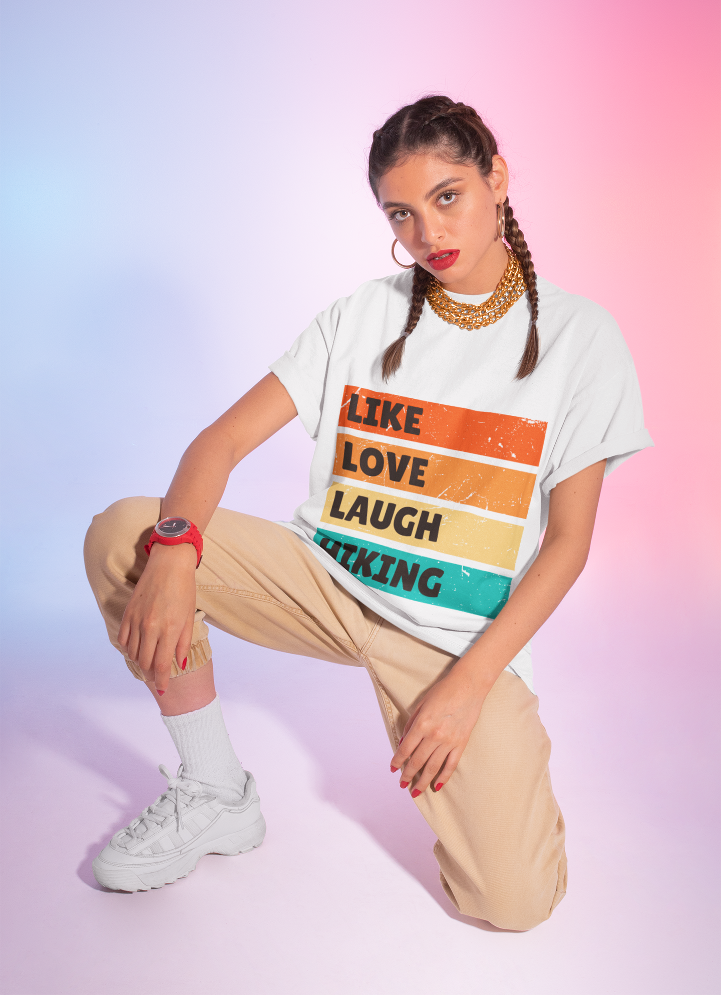 Live Love Laugh & Hike - Unisex T-shirt