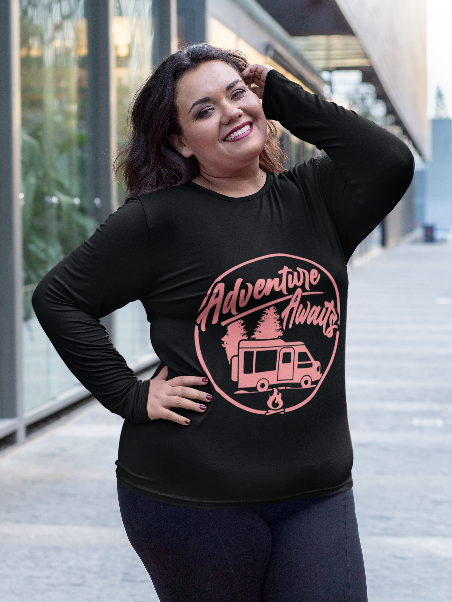 Adventure Awaits - Women's Full Sleeve T-shirt