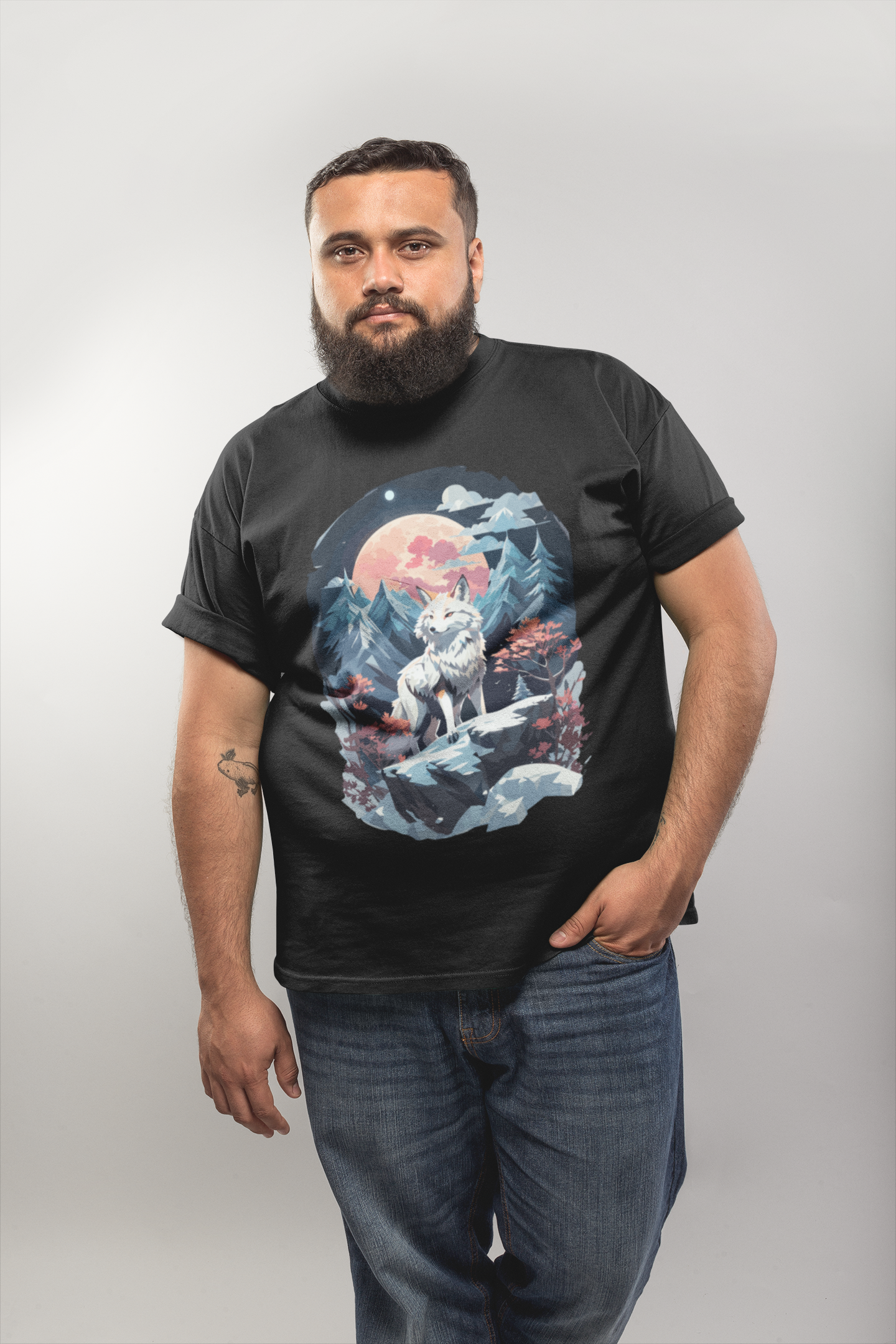 Ace Fox Half Sleeve T-shirt