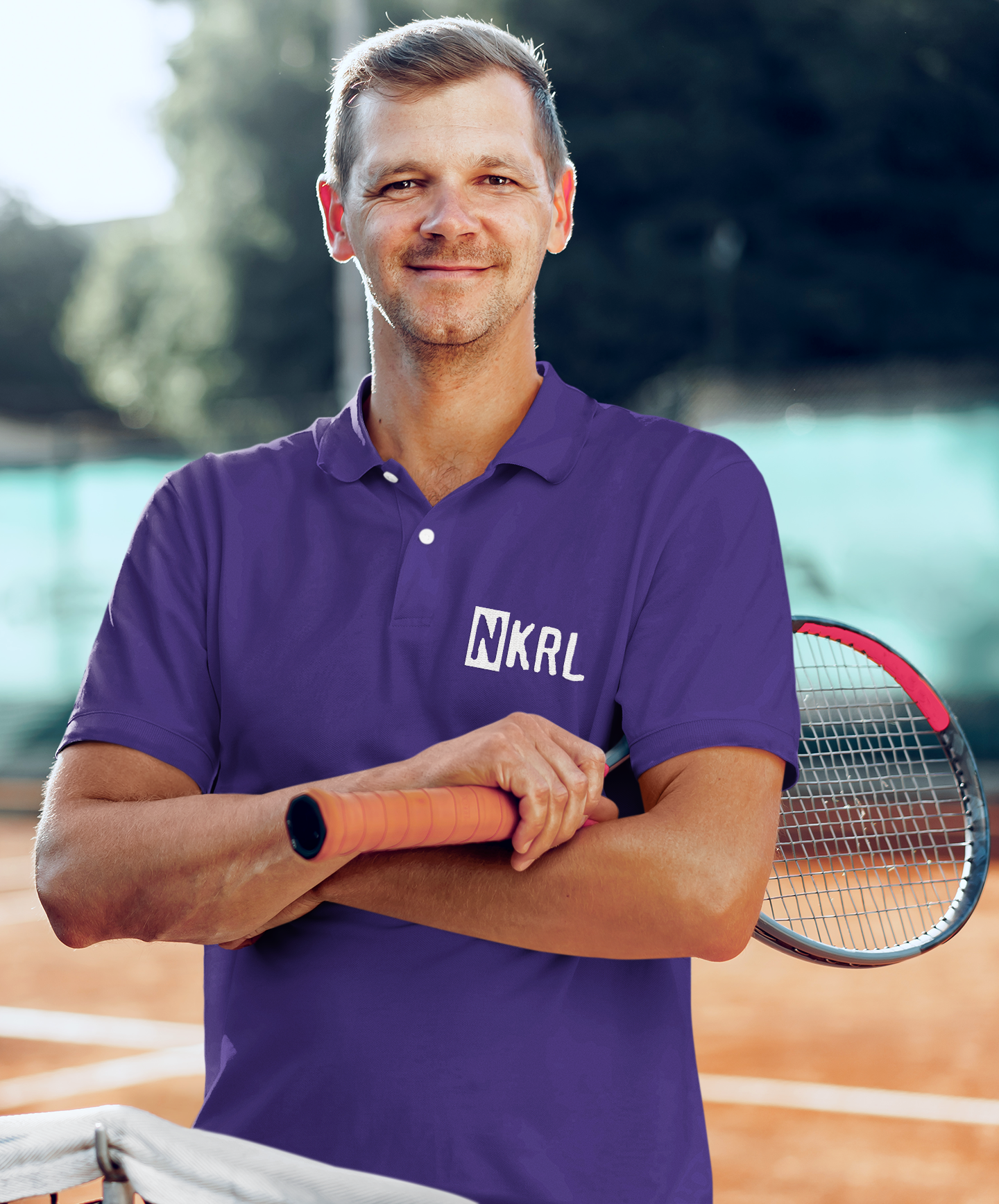 NKRL - Male Polo Half Sleeve (Purple)