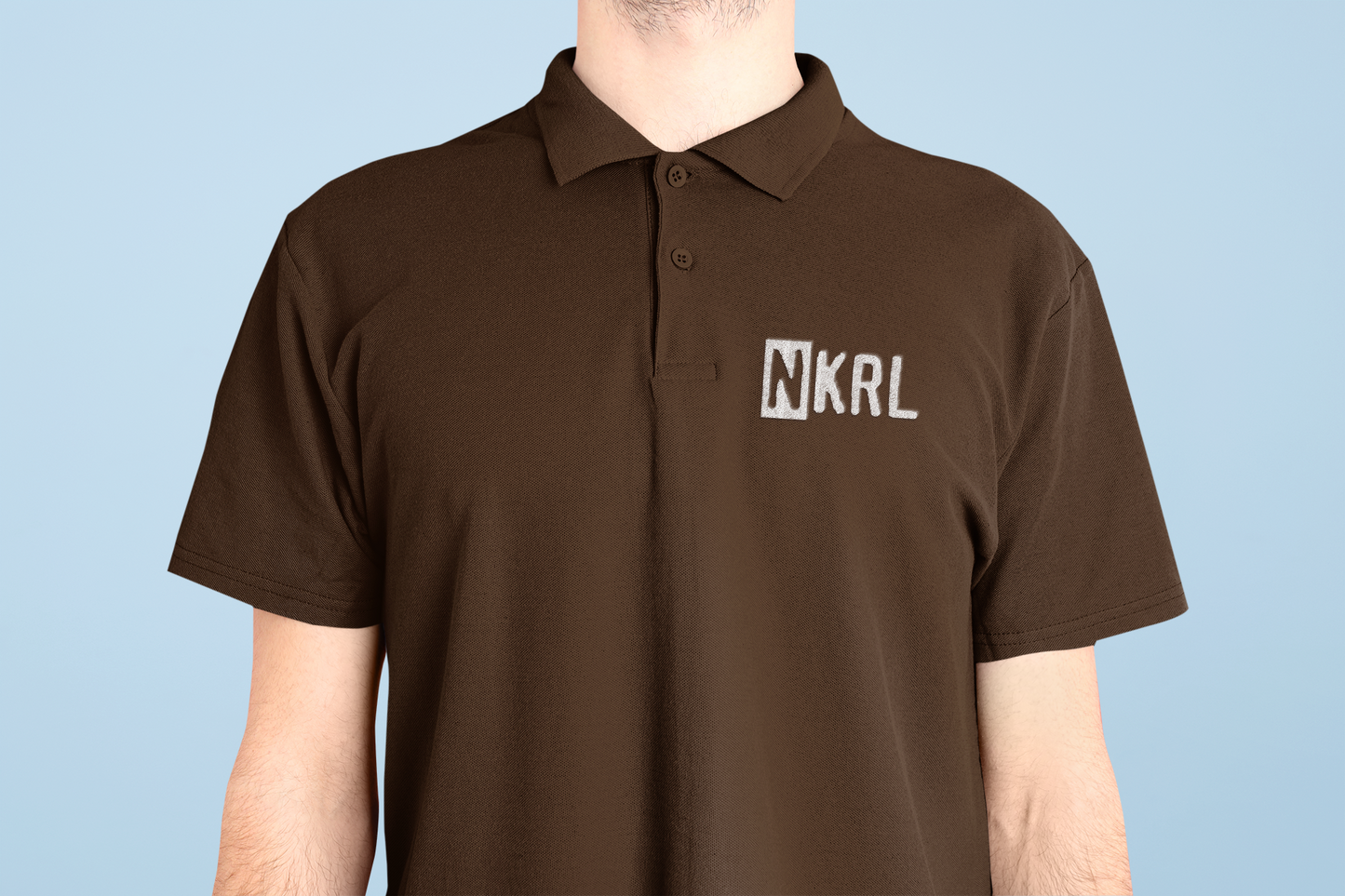 NKRL - Male Polo Half Sleeve (Coffee Brown)