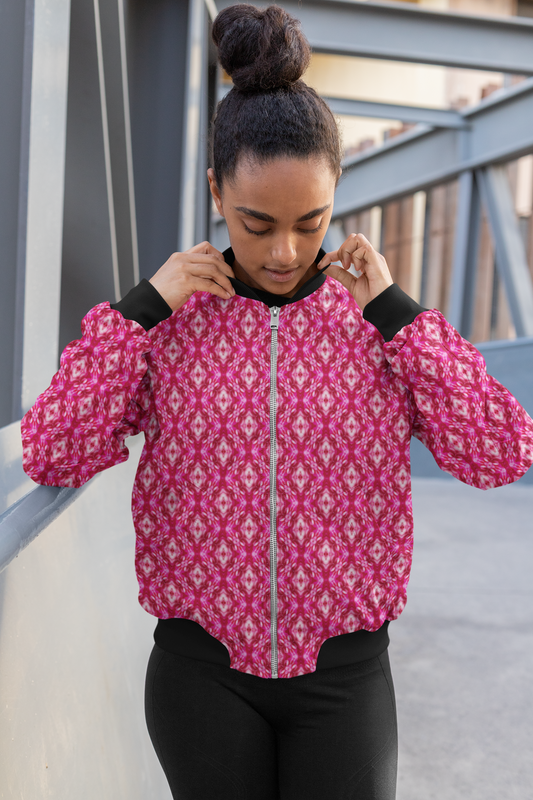 Pink Rush - Women's AOP Bomber Jacket