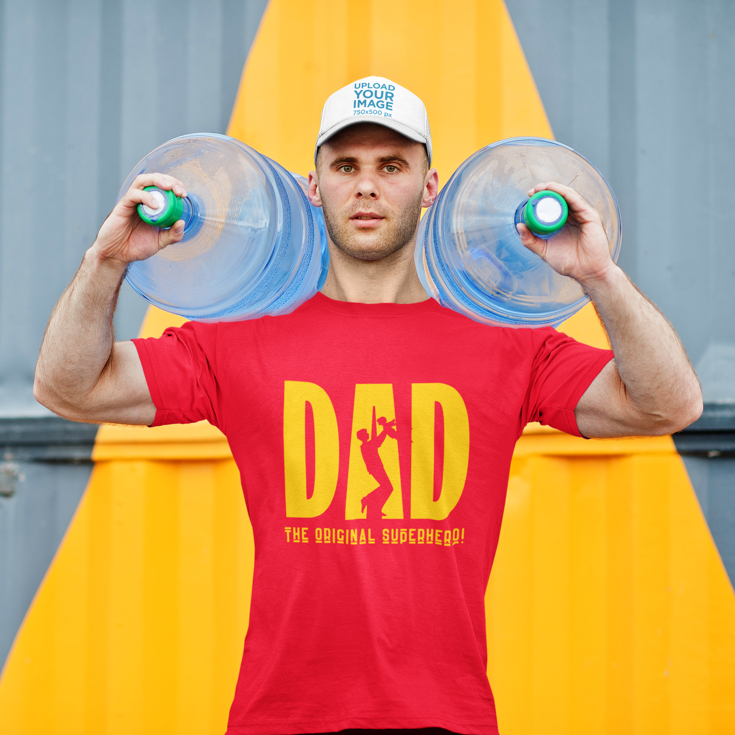 The Original Superhero (DAD) - Men's T-shirt