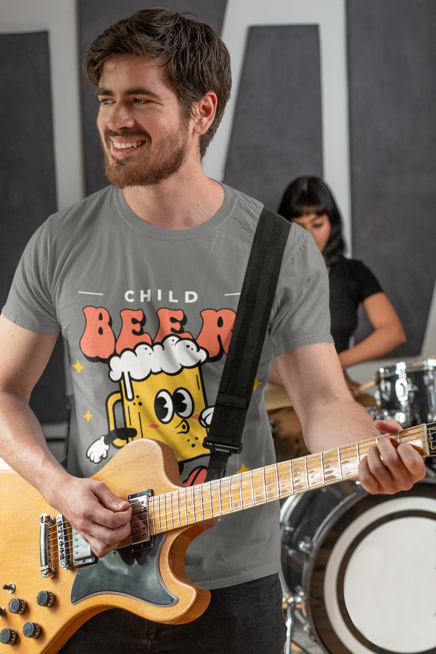 CHILD* BEER - Men's Casual Tee