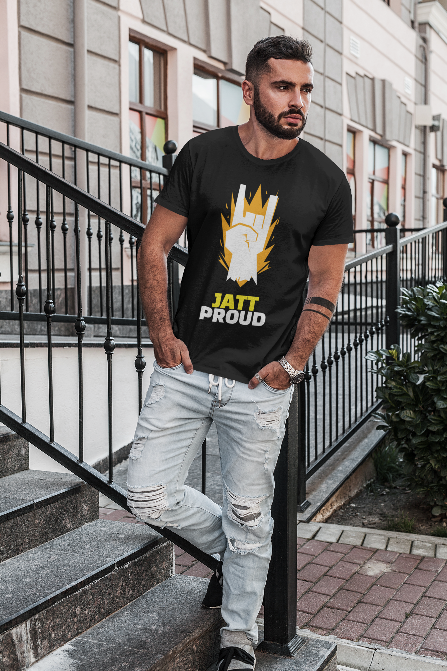 Punjabi Jatt Proud - Men's Casual Tee