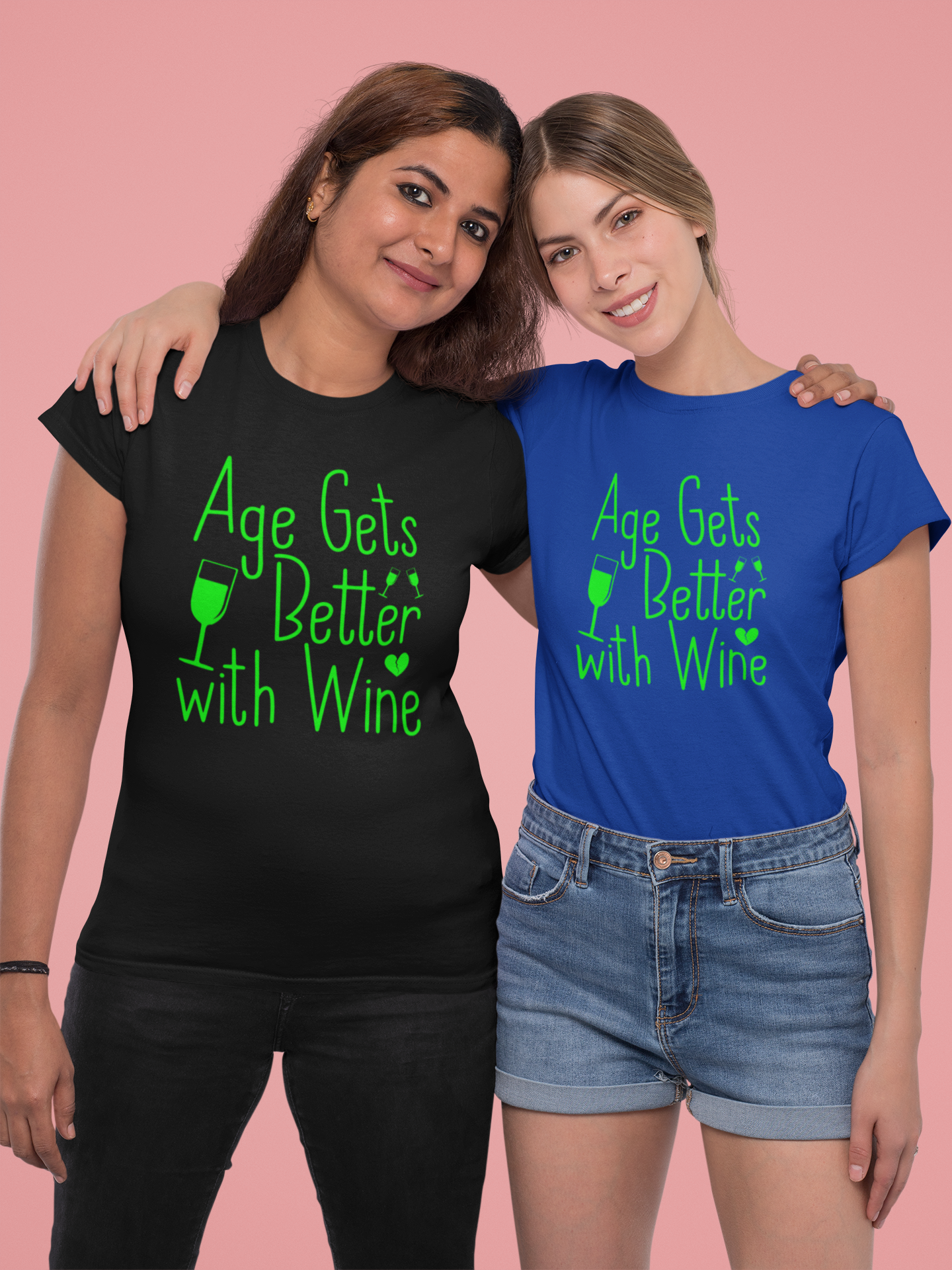 Age Gets Better With Wine (Neon Style)