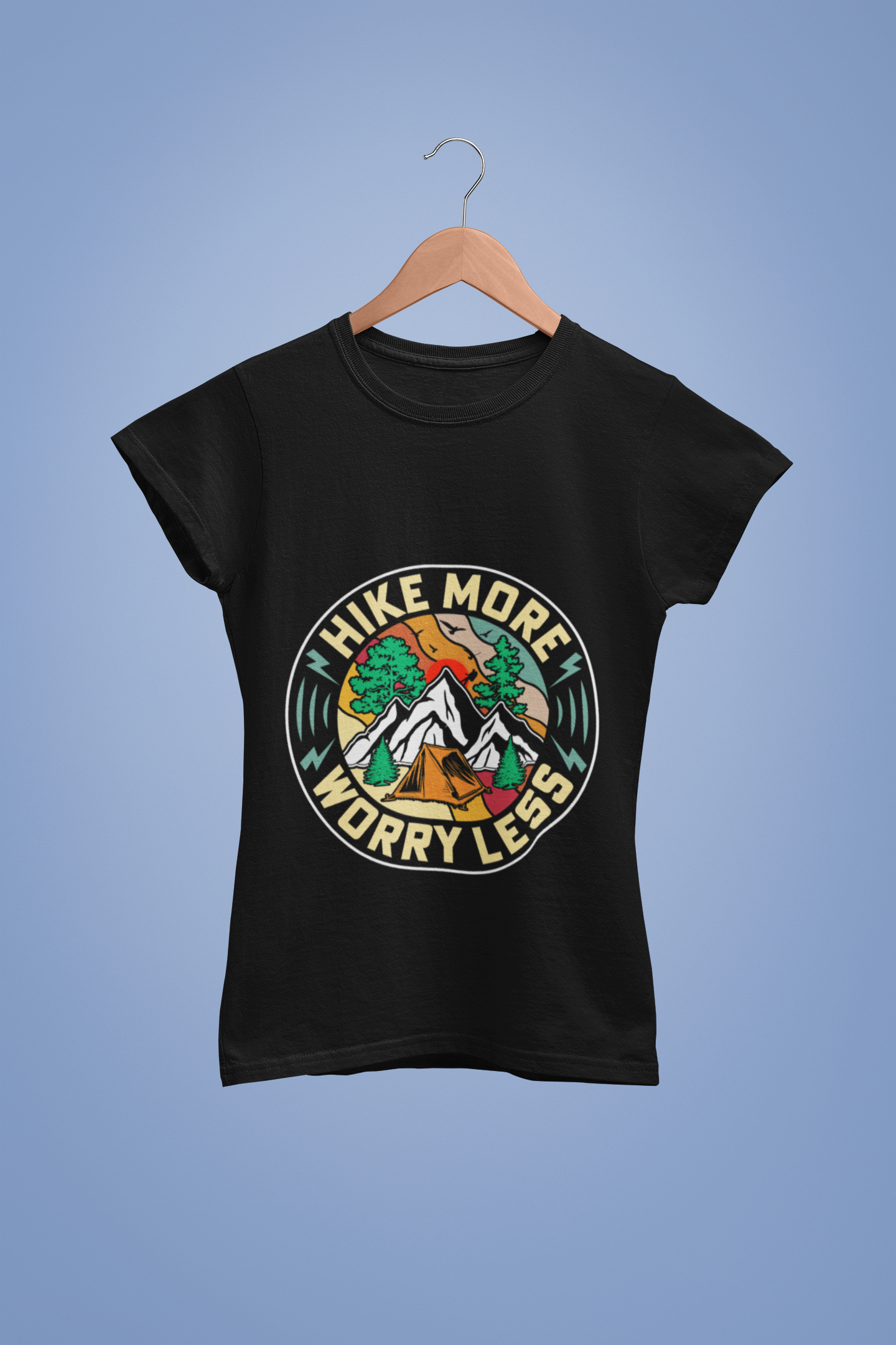 Worry Less & Hike More - Women's T-shirt