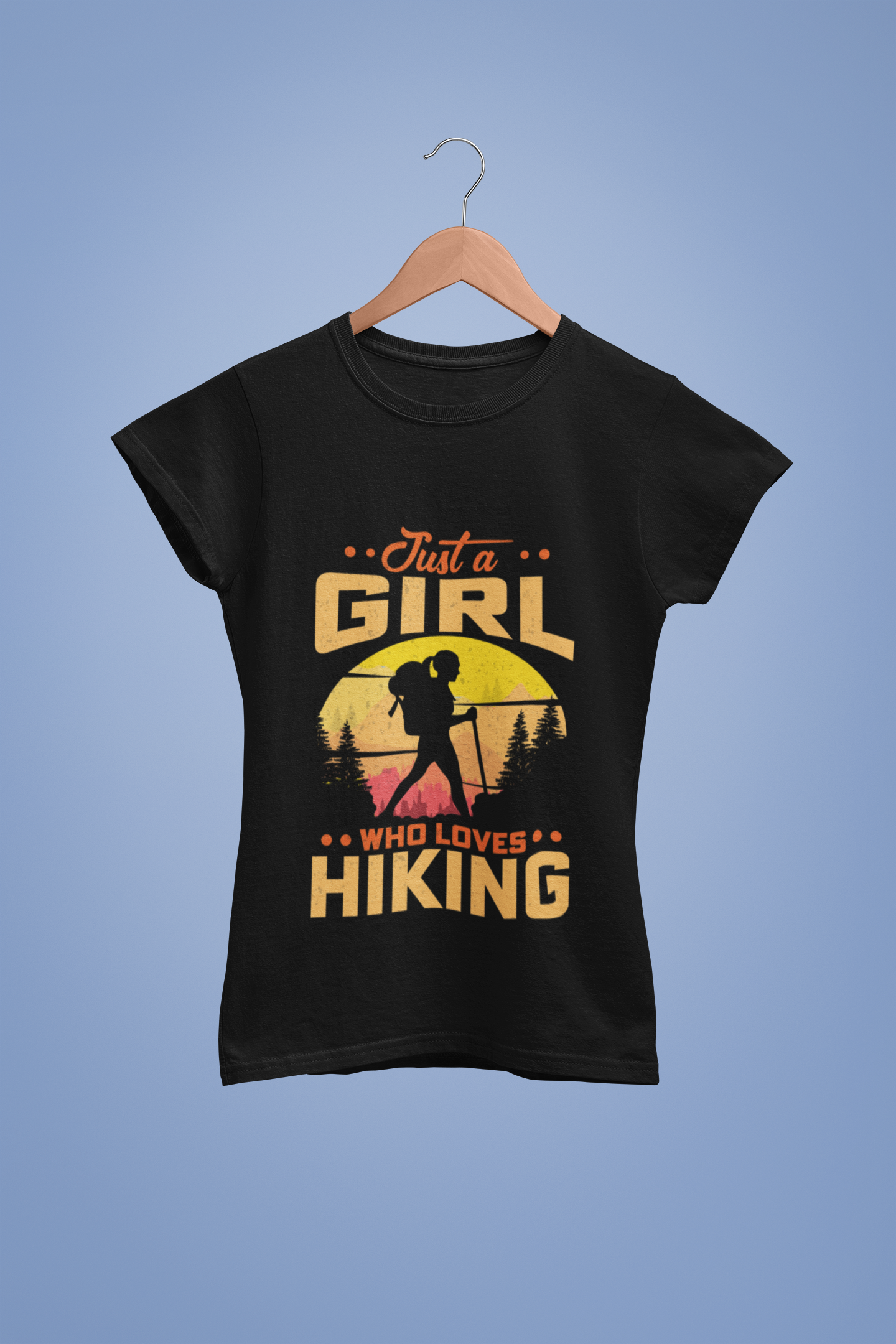 Just A Girl Who Loves To Hike - Women's T-shirt