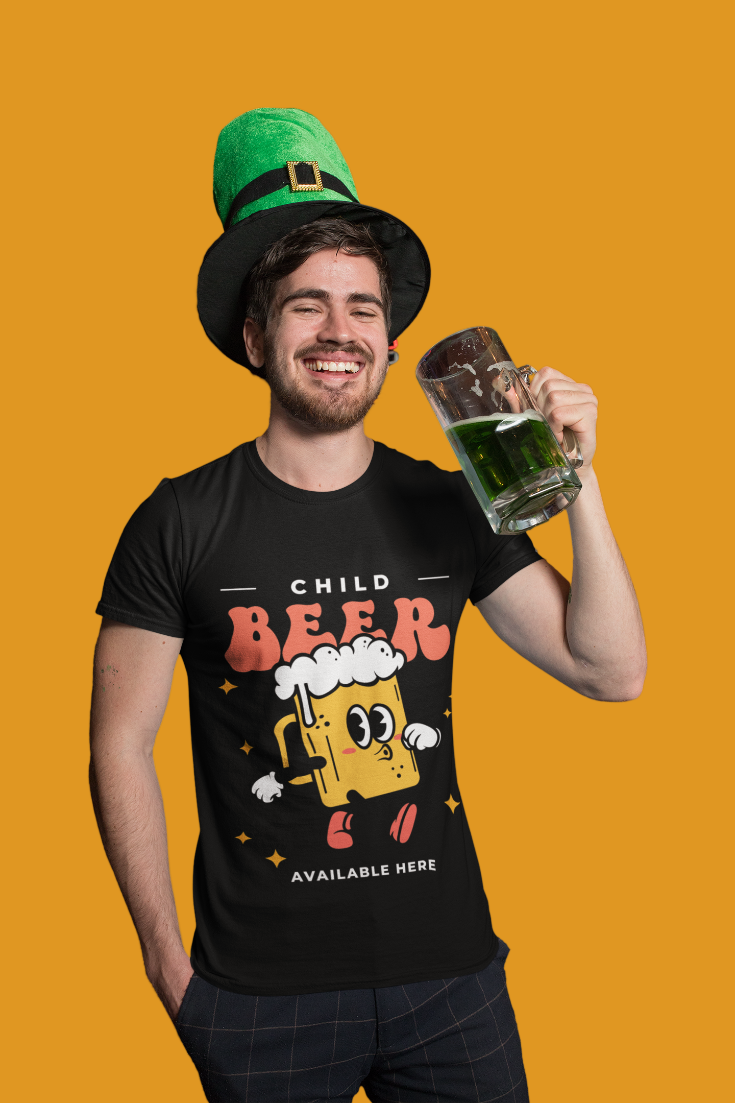 CHILD* BEER - Men's Casual Tee