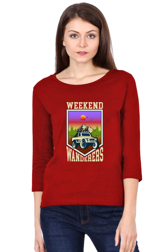 Weekend Wanderers - Women's Full Sleeve T-shirt