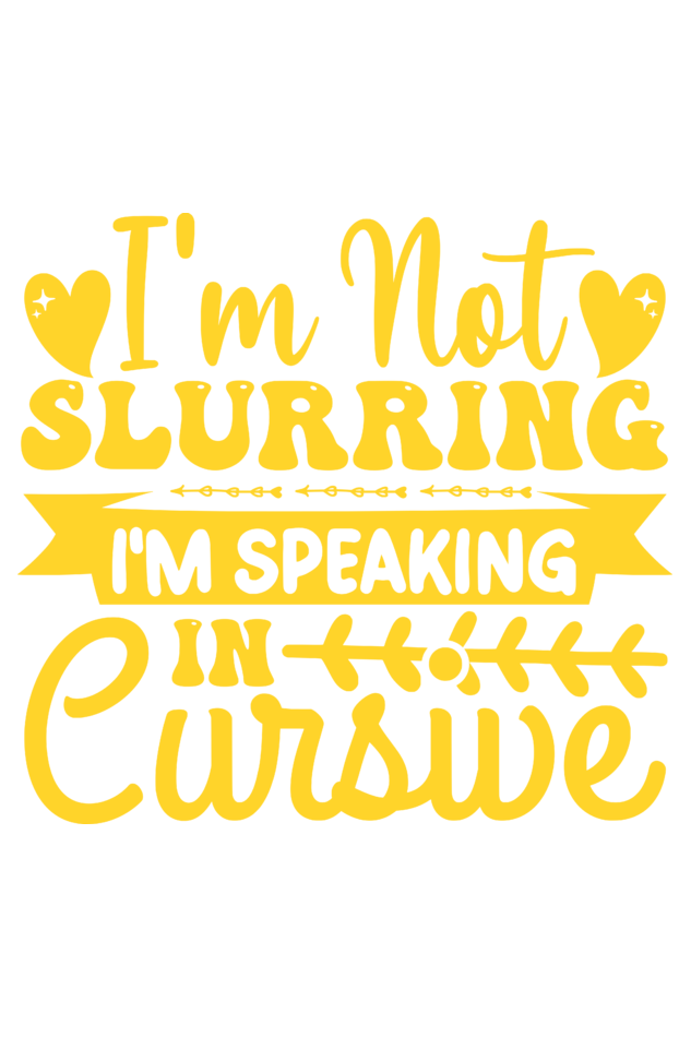 I Speak In Cursive - Women Half Sleeve Tee