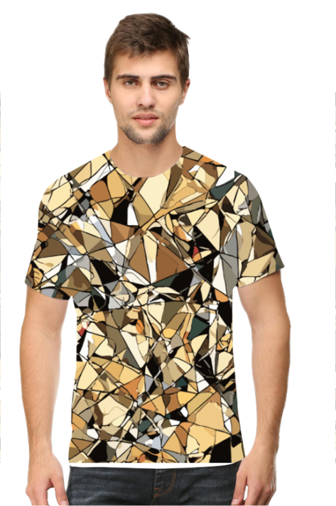 Woods Abstract - AOP Men's Half Sleeve T-shirt