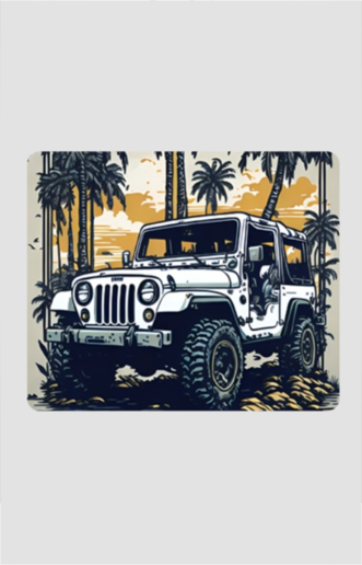 Jeep Off-roading - Mouse Pad