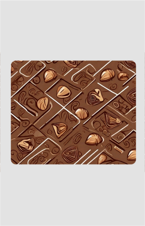 Choco Rush Digital Art - Mouse Pad