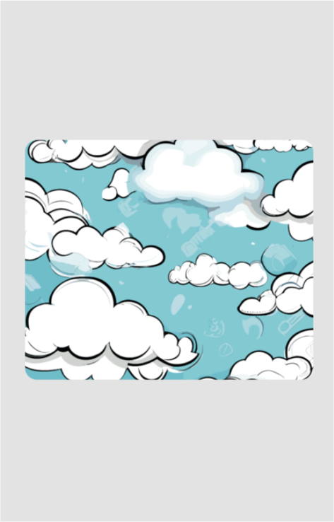 Clear Sky Digital Art - Mouse Pad