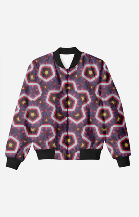 Kaleido Maze - Women's AOP Bomber Jacket