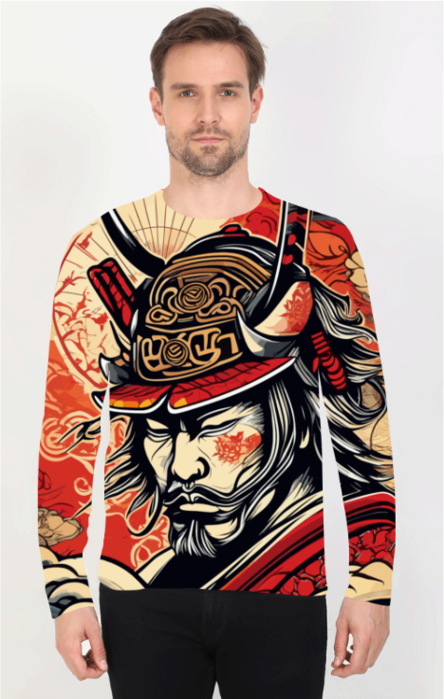 Japanese Samurai - Men's AOP Full Sleeve T-shirt