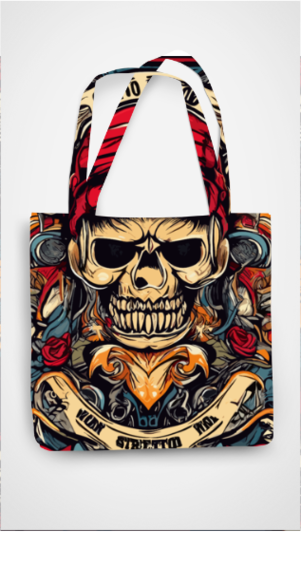 American Gangsta - Unisex Tote Bag Zipper