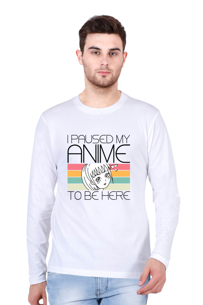 Anime PAUSED - Men's Casual Tee