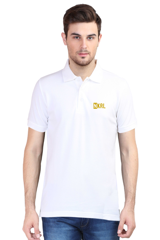 NKRL - Male Polo Half Sleeve (White)