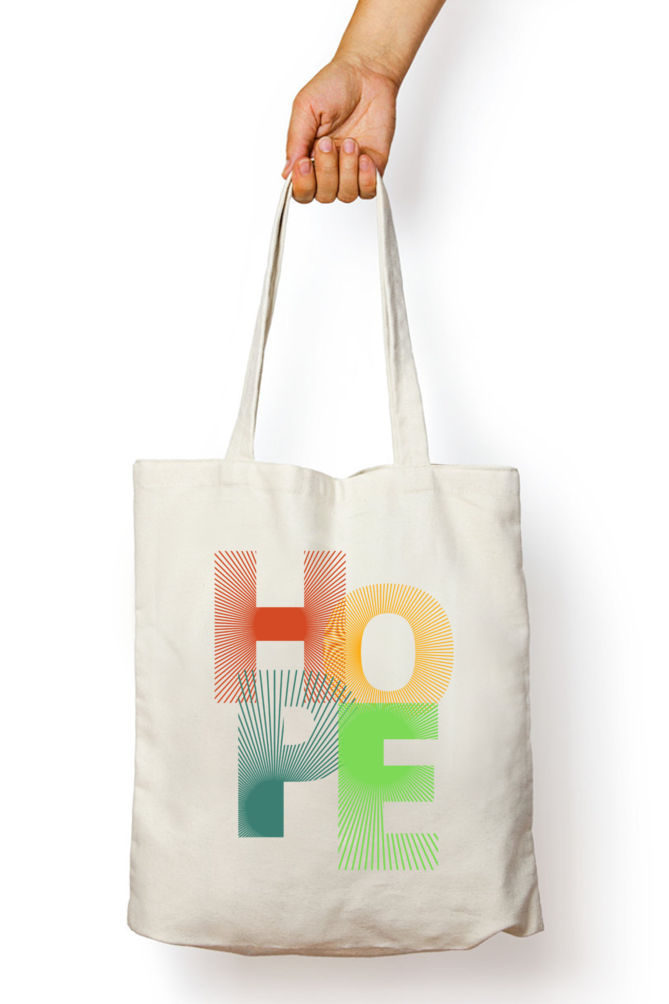 The HOPE - Unisex Tote Bag Zipper