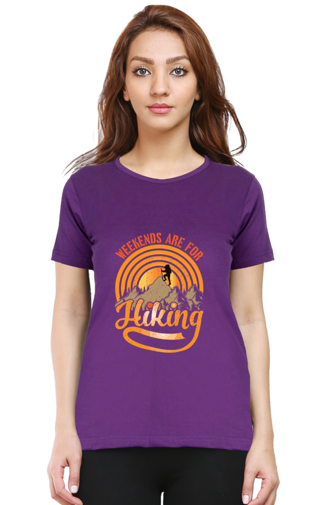 Weekends Are For Hiking - Women's T-shirt