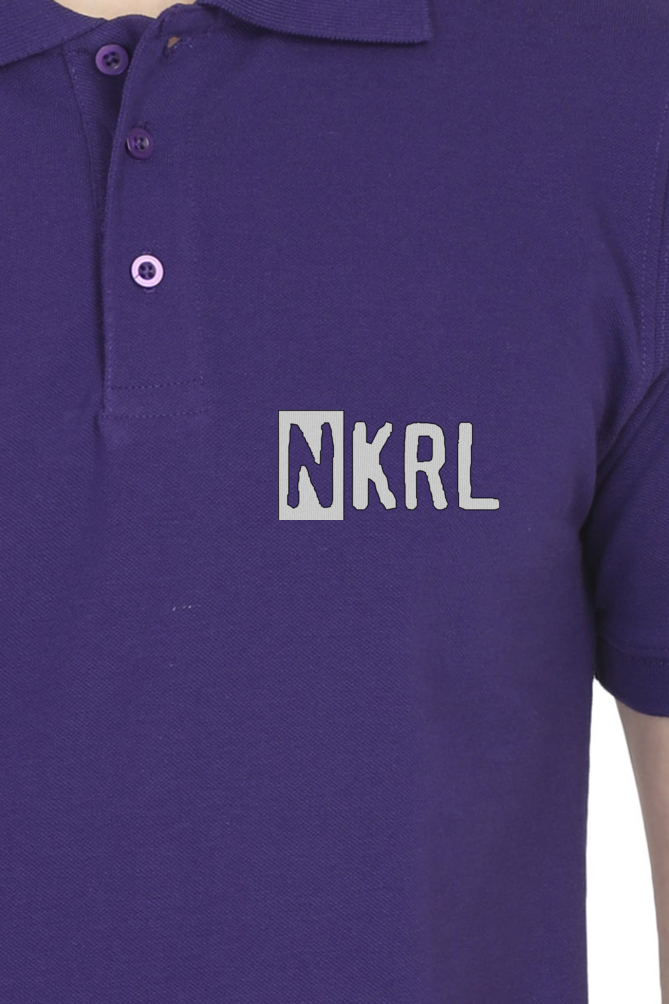 NKRL - Male Polo Half Sleeve (Purple)