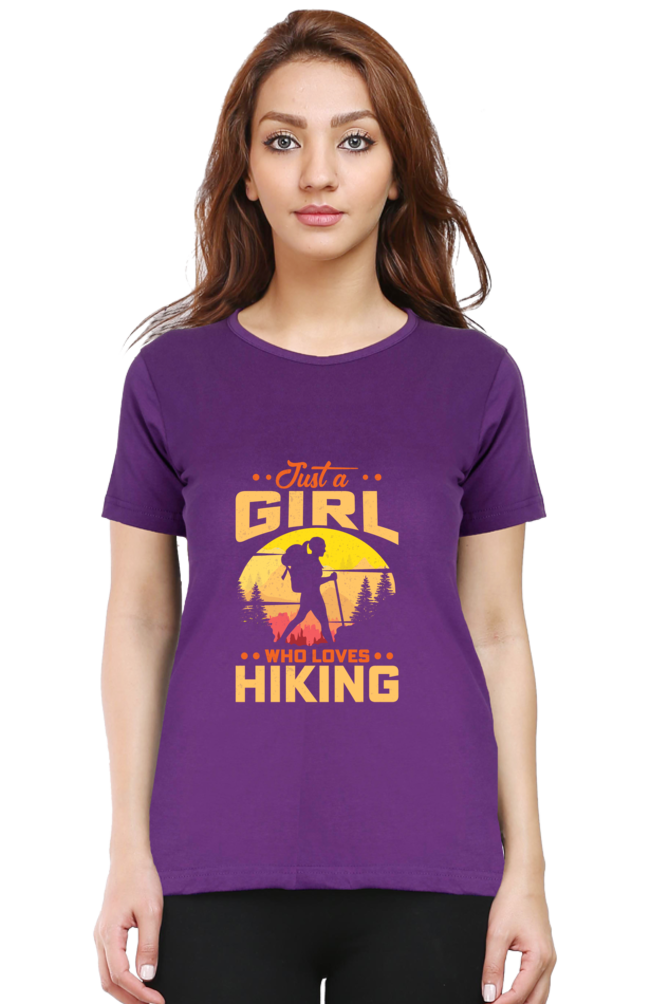 Just A Girl Who Loves To Hike - Women's T-shirt