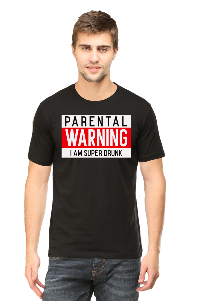 PARENTAL WARNING (Drunk) - Men's Casual Tee