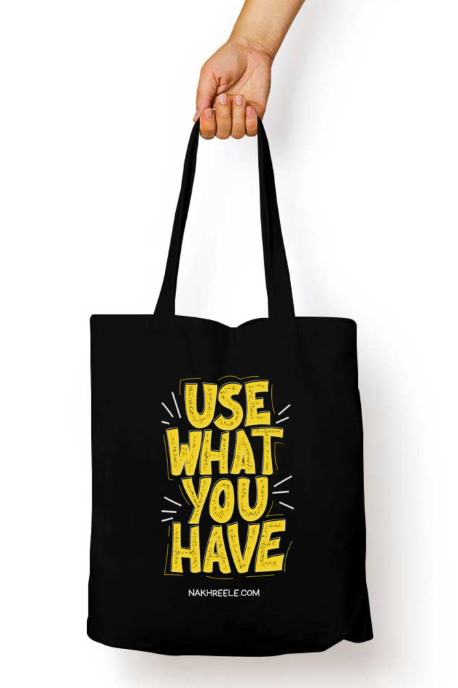 Use What You Have - Unisex Tote Bag Zipper