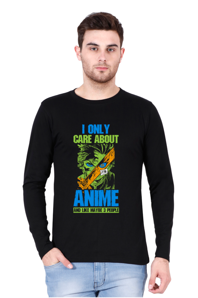 I Only Care About ANIME - Men's Casual Tee