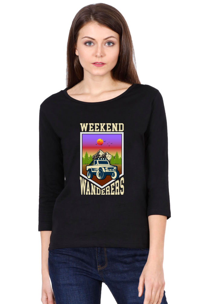 Weekend Wanderers - Women's Full Sleeve T-shirt