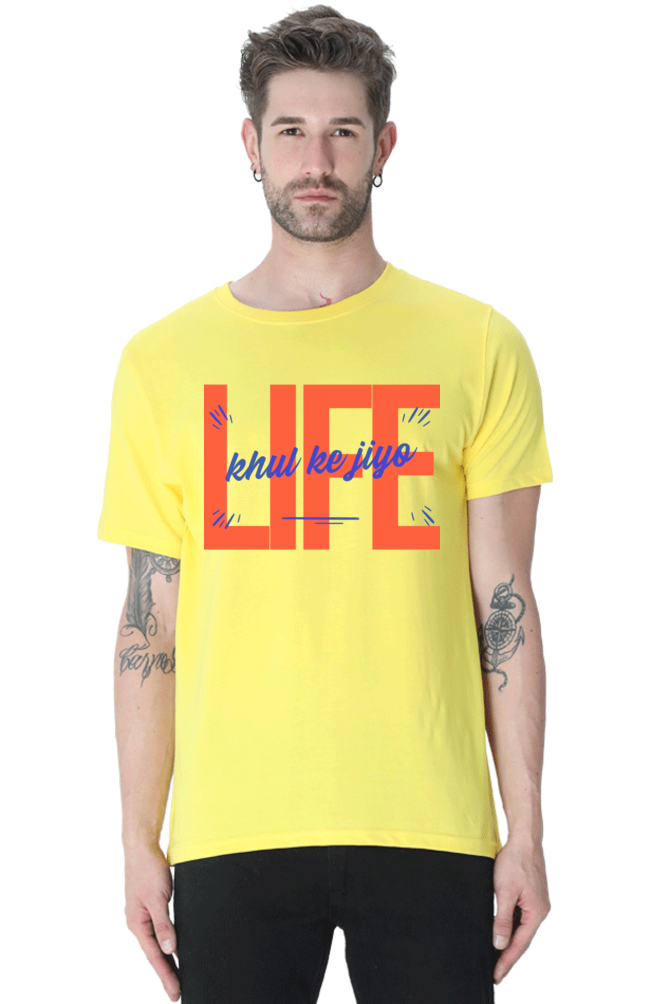 LIFE - Men's Half Sleeve Tee