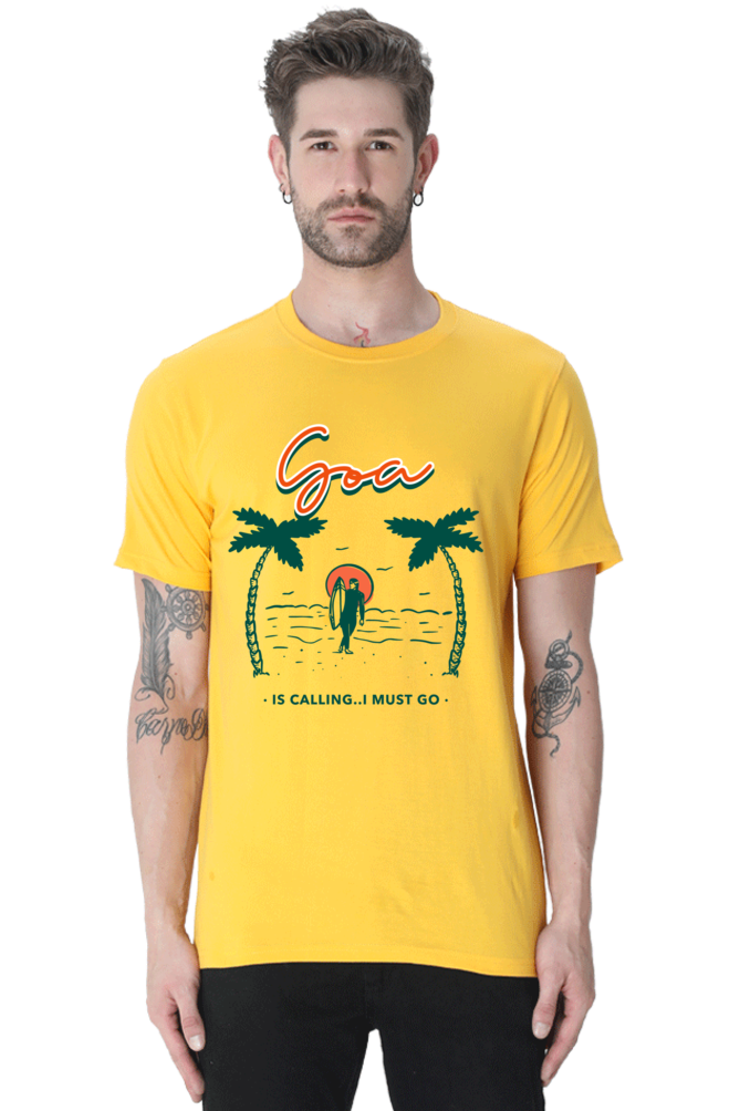 Goa Is Calling - Unisex Casual Tee