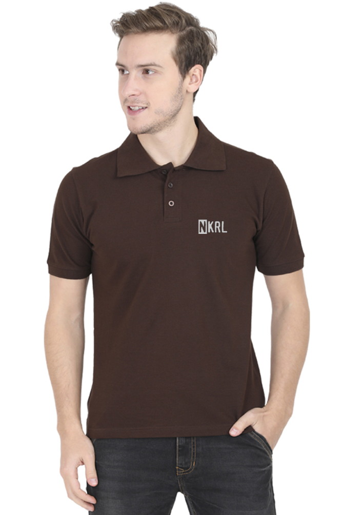 NKRL - Male Polo Half Sleeve (Coffee Brown)