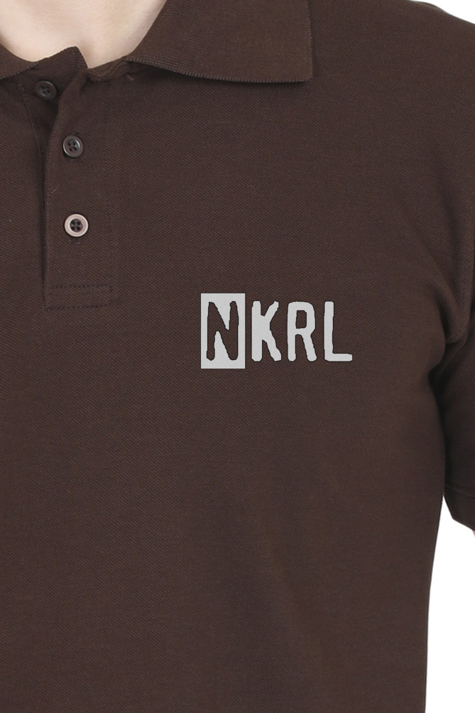 NKRL - Male Polo Half Sleeve (Coffee Brown)