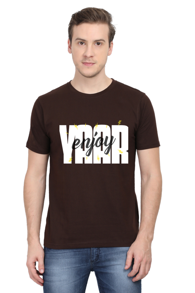 Enjoy YAAR! - Men's Half Sleeve Tee