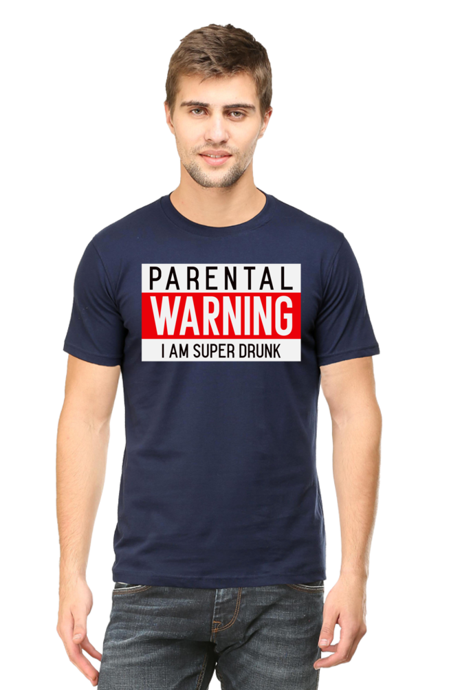 PARENTAL WARNING (Drunk) - Men's Casual Tee