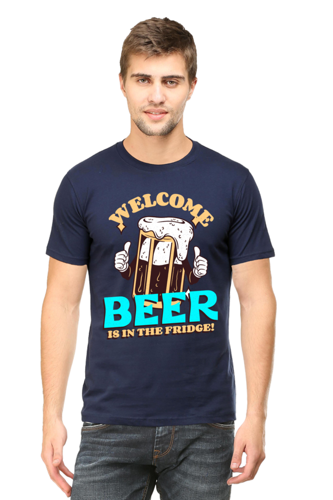 Beer In Fridge - Men's Casual Tee