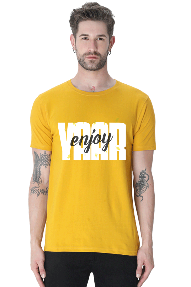 Enjoy YAAR! - Men's Half Sleeve Tee