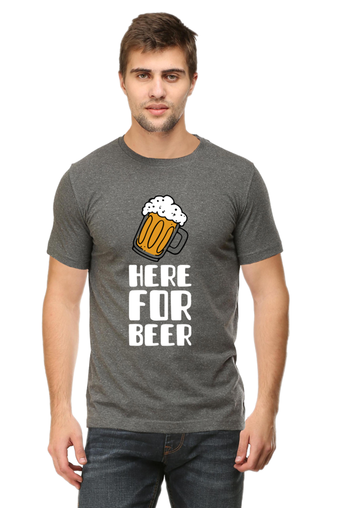 Here For BEER - Men's Casual Tee