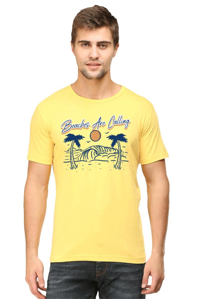 Beaches Are Calling - Men's Casual Tee