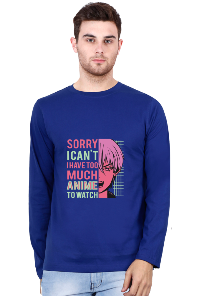 Too Much Anime To Watch - Men's Casual Tee