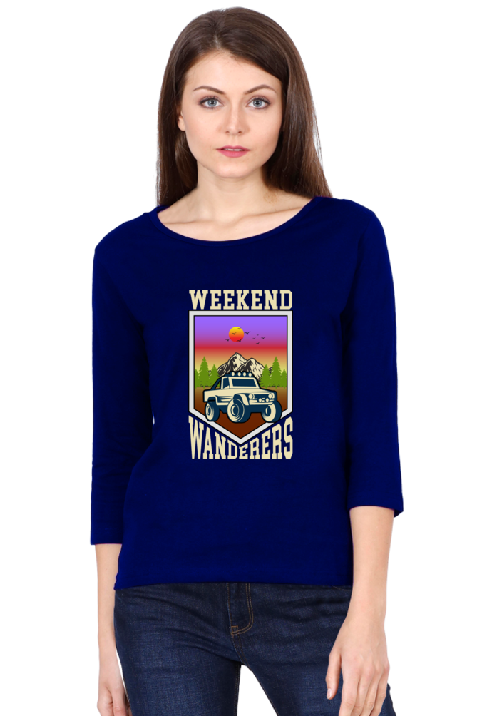 Weekend Wanderers - Women's Full Sleeve T-shirt